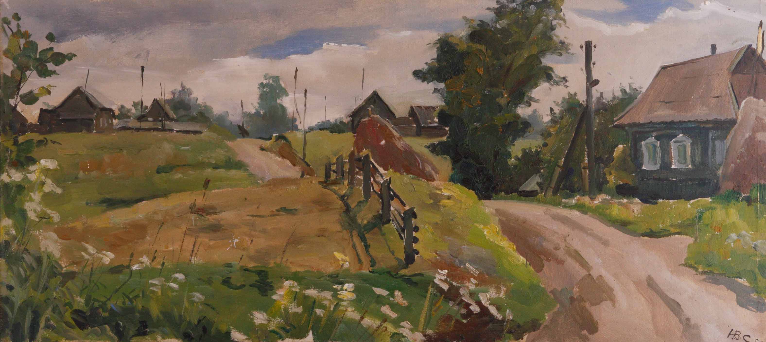 "Дом Сидорова." 1996;х.,м.; 42х95