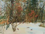 "Снегири." 2006;х.,м.; 60х70