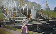 «Большой каскад». 2024. Х.,м.. 55 ×90